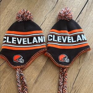Cleveland Browns Knit Beanie with Pom